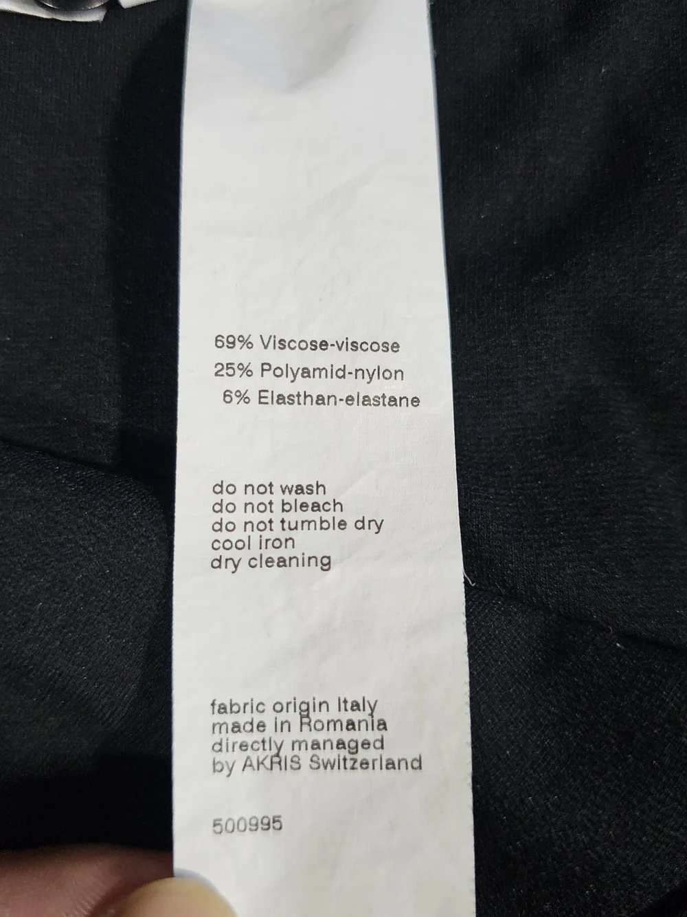Akris Punto Black Straight Office Dress Women’s Pants Sz.12